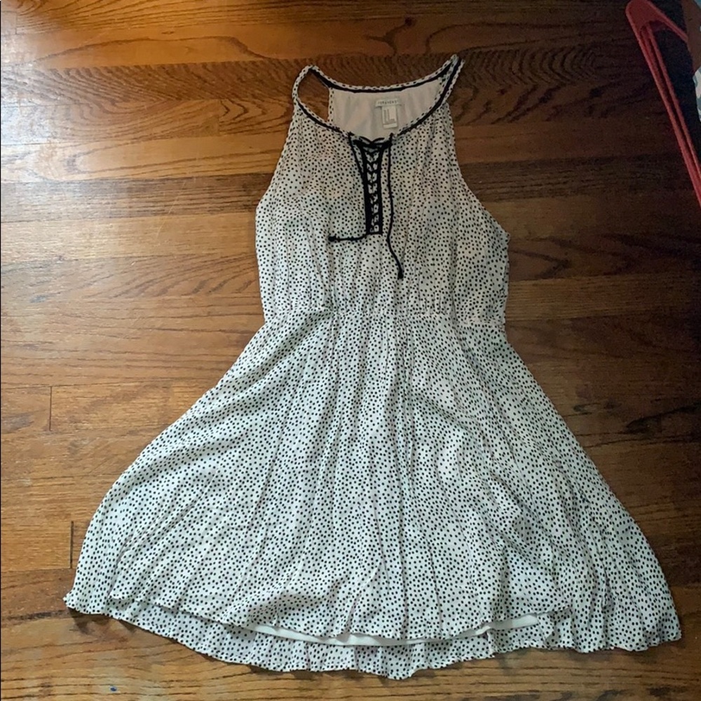 Black and white polka dot forever 21 dress